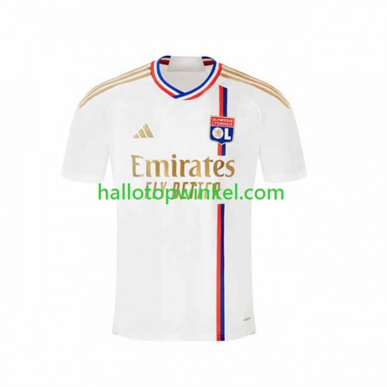 Olympique Lyonnais Voetbalshirt Heren Thuis Tenue 2023-2024 Korte Mouw