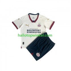 PSV Eindhoven Voetbalshirt Kleuters/Kids Uit Tenue 2023-2024 Korte Mouw