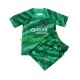 Paris Saint-Germain Voetbalshirt Doelman Kleuters/Kids Thuis Tenue 2023-2024 Korte Mouw