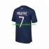 Paris Saint-Germain Voetbalshirt Mbappé 7 Heren Thuis Tenue 2023-2024 Korte Mouw