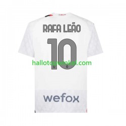 AC Milan Voetbalshirt Rafael Leao 10 Heren Uit Tenue 2023-2024 Korte Mouw