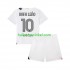 AC Milan Voetbalshirt Rafael Leao 10 Kleuters/Kids Uit Tenue 2023-2024 Korte Mouw