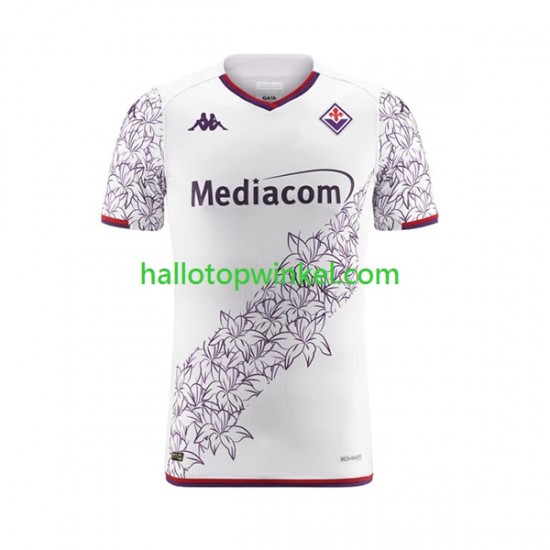 Fiorentina Voetbalshirt Heren Uit Tenue 2023-2024 Korte Mouw