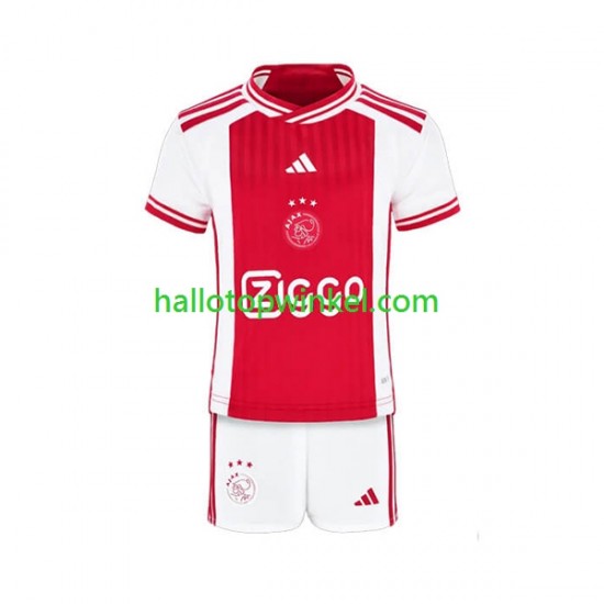 AFC Ajax Voetbalshirt Kleuters/Kids Thuis Tenue 2023-2024 Korte Mouw