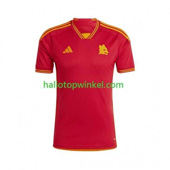 AS Roma Voetbalshirt Heren Thuis Tenue 2023-2024 Korte Mouw