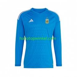 Argentinië Voetbalshirt Doelman Heren Derde Tenue 2023 Lange Mouw