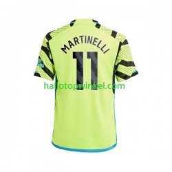 Arsenal Voetbalshirt Gabriel Martinelli 11 Heren Uit Tenue 2023-2024 Korte Mouw