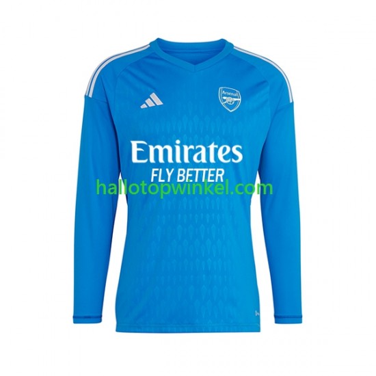 Arsenal Voetbalshirt Long Doelman Uit Tenue 2023-2024 Korte Mouw