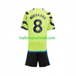 Arsenal Voetbalshirt Odegaard 8 Kleuters/Kids Uit Tenue 2023-2024 Korte Mouw