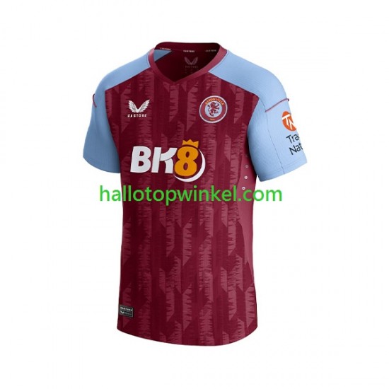 Aston Villa Voetbalshirt Heren Thuis Tenue 2023-2024 Korte Mouw