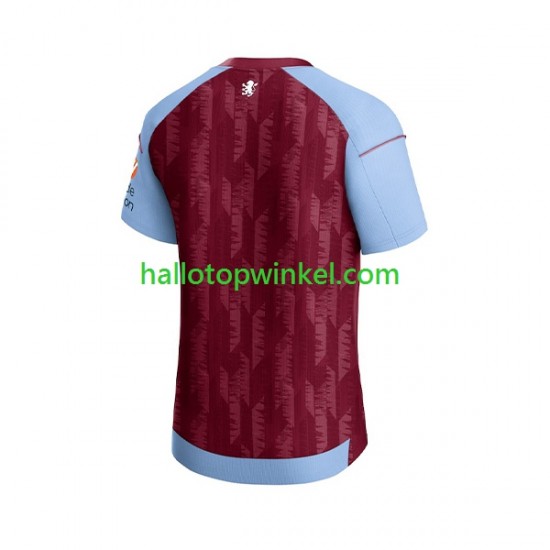 Aston Villa Voetbalshirt Heren Thuis Tenue 2023-2024 Korte Mouw