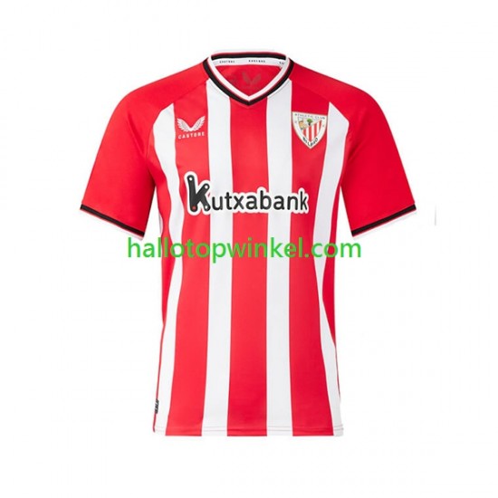 Athletic Bilbao Voetbalshirt Heren Thuis Tenue 2023-2024 Korte Mouw
