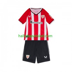 Athletic Bilbao Voetbalshirt Kleuters/Kids Thuis Tenue 2023-2024 Korte Mouw