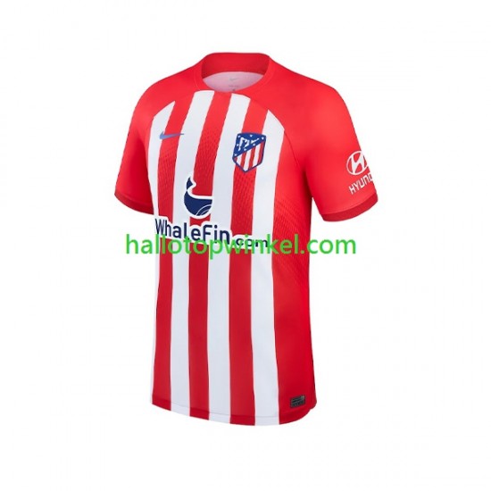 Atlético Madrid Voetbalshirt Heren Thuis Tenue 2023-2024 Korte Mouw