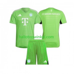 FC Bayern München Voetbalshirt Doelman Kleuters/Kids Uit Tenue 2023-2024 Korte Mouw