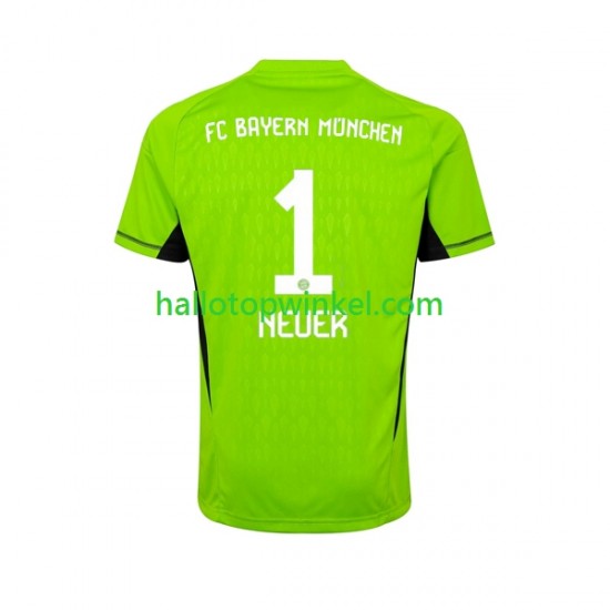 FC Bayern München Voetbalshirt Manuel Neuer 1 Doelman Heren Uit Tenue 2023-2024 Korte Mouw