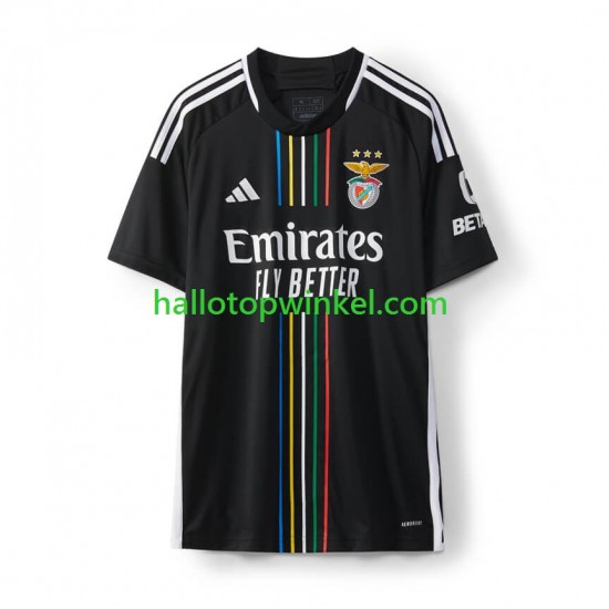 Benfica Voetbalshirt Heren Uit Tenue 2023-2024 Korte Mouw