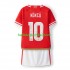 Benfica Voetbalshirt Orkun Kokcu 10 Kleuters/Kids Thuis Tenue 2023-2024 Korte Mouw