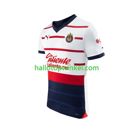 CD Guadalajara Voetbalshirt Heren Uit Tenue 2023-2024 Korte Mouw