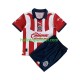 CD Guadalajara Voetbalshirt Kleuters/Kids Thuis Tenue 2023-2024 Korte Mouw