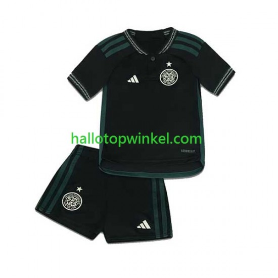 Celtic Voetbalshirt Kleuters/Kids Uit Tenue 2023-2024 Korte Mouw