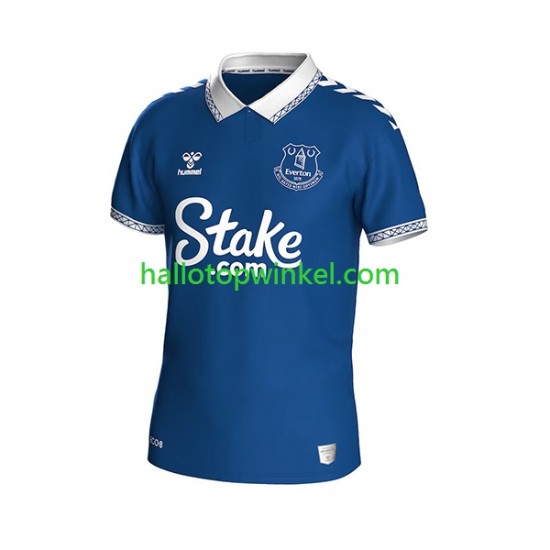 Everton Voetbalshirt Heren Thuis Tenue 2023-2024 Korte Mouw