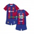 FC Barcelona Voetbalshirt Ansu Fati 10 Kleuters/Kids Thuis Tenue 2023-2024 Korte Mouw