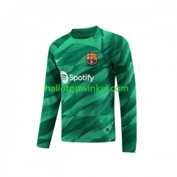 FC Barcelona Voetbalshirt Ter Stegen 1 Doelman Heren Thuis Tenue 2023-2024 Lange Mouw