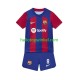 FC Barcelona Voetbalshirt Pedri 8 Kleuters/Kids Thuis Tenue 2023-2024 Korte Mouw