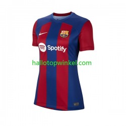 FC Barcelona Voetbalshirt Dames Thuis Tenue 2023-2024 Korte Mouw