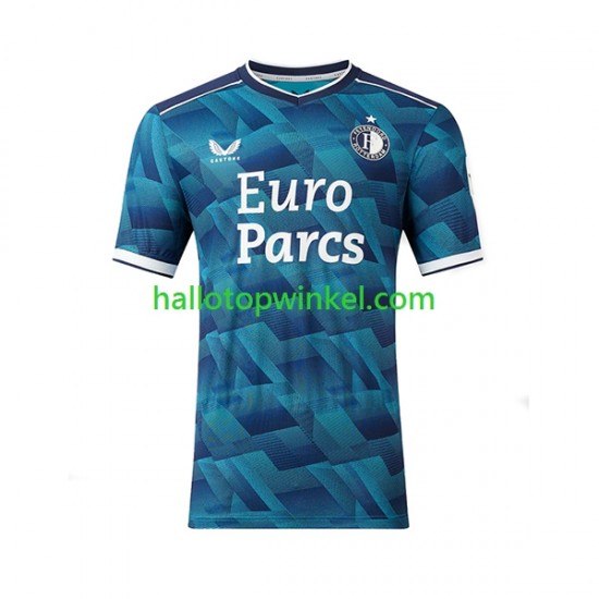 Feyenoord Rotterdam Voetbalshirt Heren Uit Tenue 2023-2024 Korte Mouw