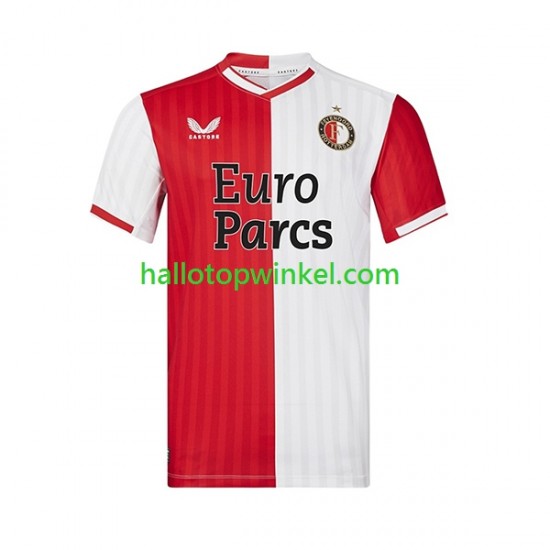 Feyenoord Rotterdam Voetbalshirt Heren Thuis Tenue 2023-2024 Korte Mouw