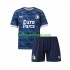 Feyenoord Rotterdam Voetbalshirt Kleuters/Kids Uit Tenue 2023-2024 Korte Mouw