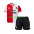 Feyenoord Rotterdam Voetbalshirt Kleuters/Kids Thuis Tenue 2023-2024 Korte Mouw