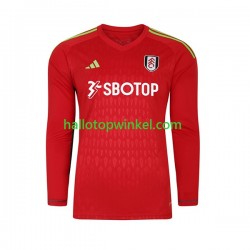 Fulham Voetbalshirt Doelman Heren Thuis Tenue 2023-2024 Lange Mouw