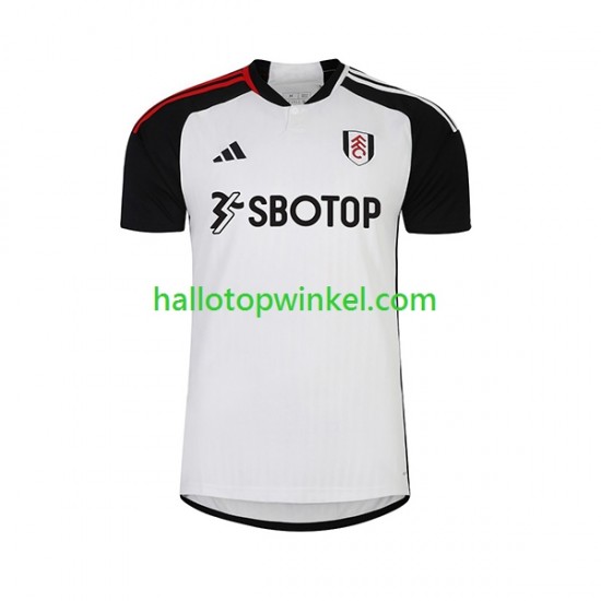 Fulham Voetbalshirt Heren Thuis Tenue 2023-2024 Korte Mouw