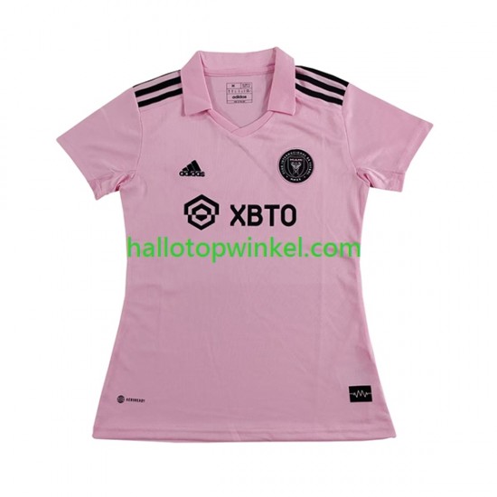 Inter Miami Voetbalshirt Dames Thuis Tenue 2023-2024 Korte Mouw