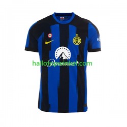 Inter Milan Voetbalshirt Heren Thuis Tenue 2023-2024 Korte Mouw