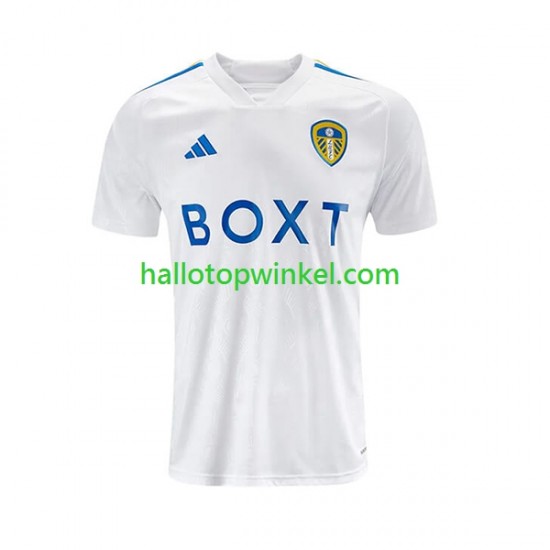 Leeds United Voetbalshirt Heren Thuis Tenue 2023-2024 Korte Mouw