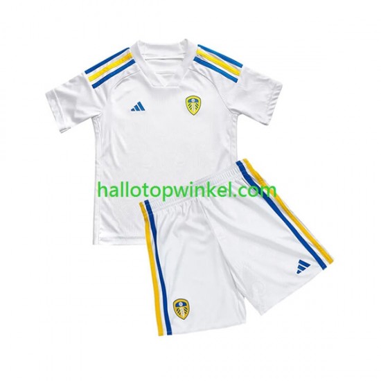 Leeds United Voetbalshirt Kleuters/Kids Thuis Tenue 2023-2024 Korte Mouw