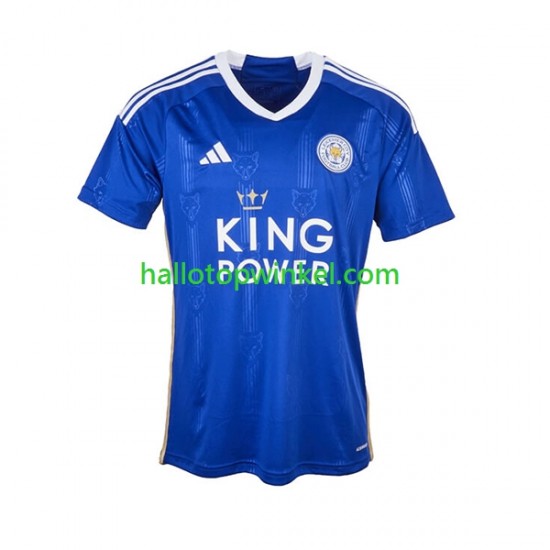 Leicester City Voetbalshirt Heren Thuis Tenue 2023-2024 Korte Mouw