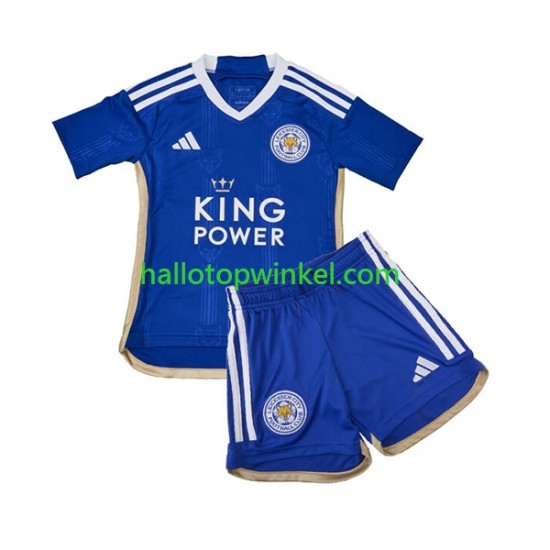 Leicester City Voetbalshirt Kleuters/Kids Thuis Tenue 2023-2024 Korte Mouw