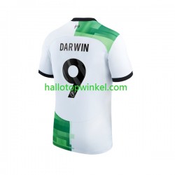 Liverpool Voetbalshirt Darwin Nunez 9 Heren Uit Tenue 2023-2024 Korte Mouw