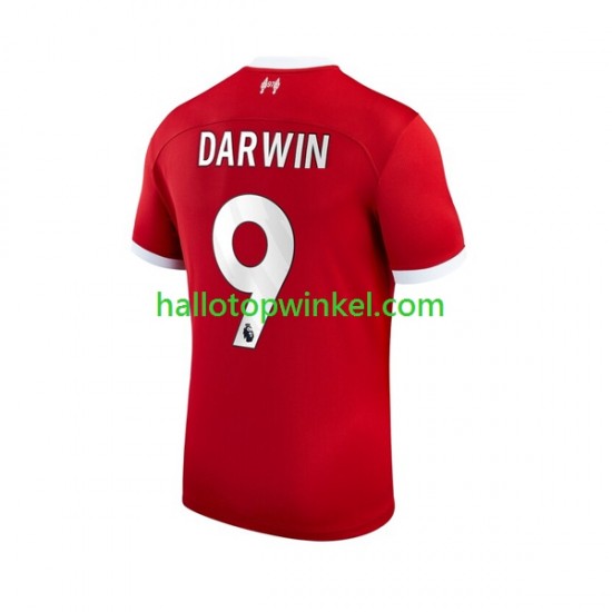 Liverpool Voetbalshirt Darwin Nunez 9 Heren Thuis Tenue 2023-2024 Korte Mouw
