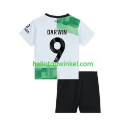 Liverpool Voetbalshirt Darwin Nunez 9 Kleuters/Kids Uit Tenue 2023-2024 Korte Mouw