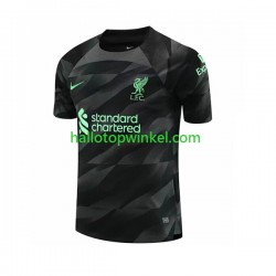 Liverpool Voetbalshirt Doelman Heren Uit Tenue 2023-2024 Korte Mouw