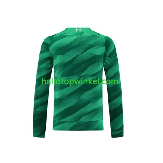 Liverpool Voetbalshirt Doelman Heren Thuis Tenue 2023-2024 Lange Mouw