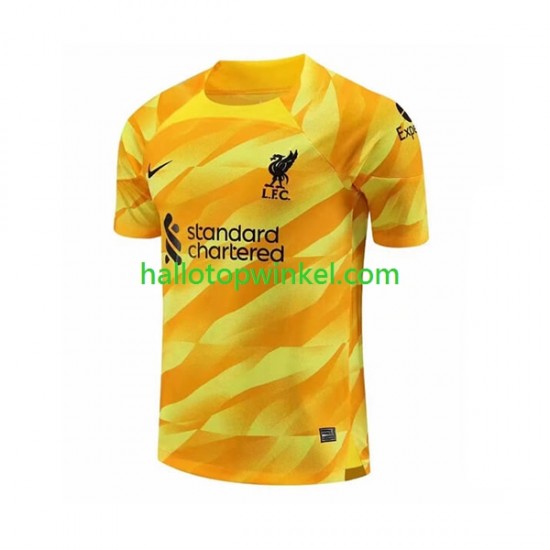 Liverpool Voetbalshirt Doelman Heren Derde Tenue 2023-2024 Korte Mouw