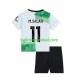 Liverpool Voetbalshirt M.Salah 11 Kleuters/Kids Uit Tenue 2023-2024 Korte Mouw