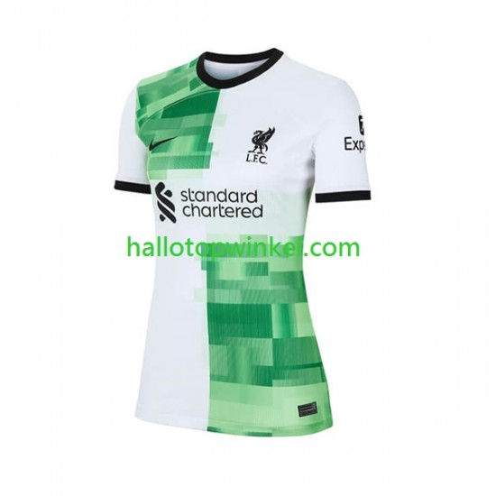 Liverpool Voetbalshirt Dames Uit Tenue 2023-2024 Korte Mouw